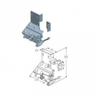 Alutech RBI446ML кронштейн нижний Alutech
