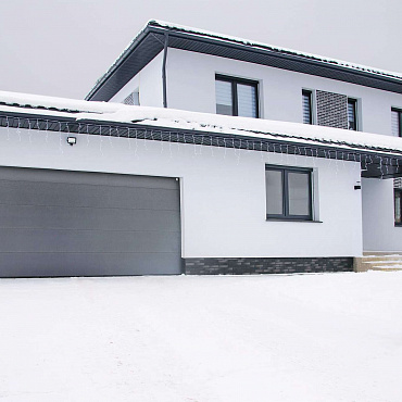 Гаражные утепленные металлические ворота 2500×2125 Alutech