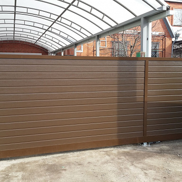 Откатные ворота Alutech 4000×2000 Alutech