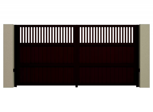 Заборная секция серии Prestige RAL 8017