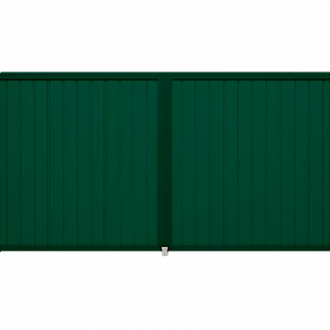 Заборная секция серии Prestige RAL 6005 Alutech