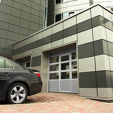 Панорамные ворота серии AluTrend 3750×3000 Alutech
