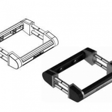 DOORHAN R020 ручка облегченная с логотипом Alutech